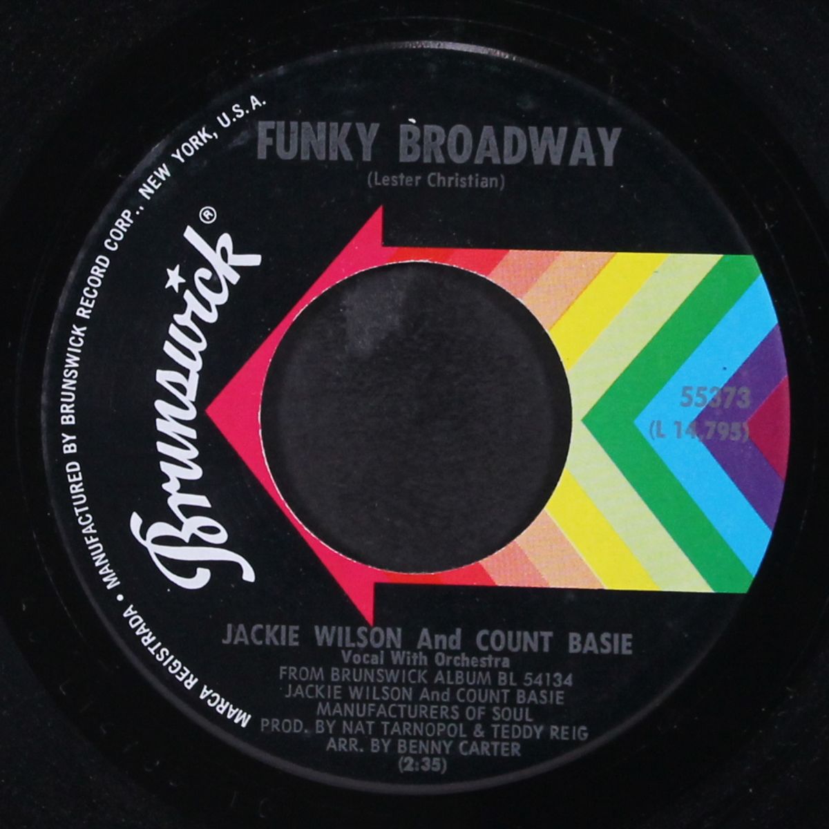funky broadway / chain gang by JACKIE WILSON
