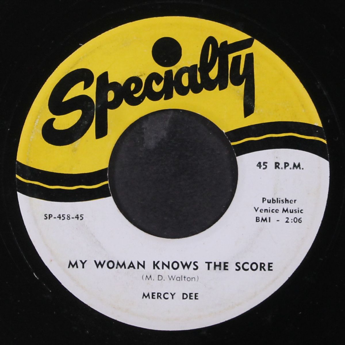 one room country shack / my woman knows the score by MERCY DEE