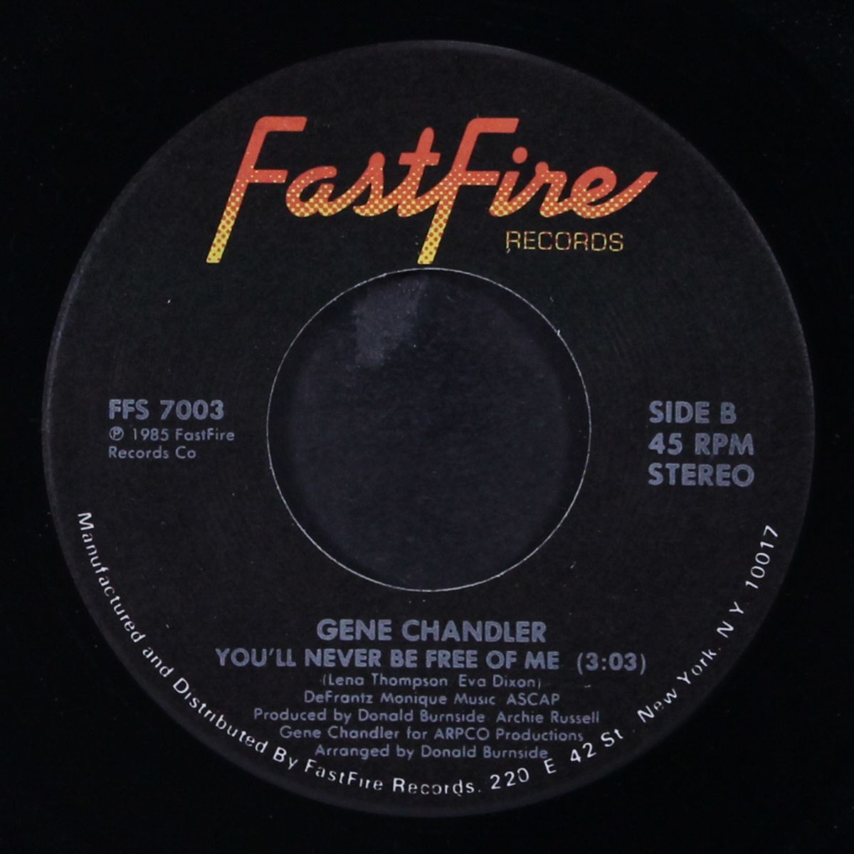haven't i heard that line before / you'll never be free of me by GENE CHANDLER