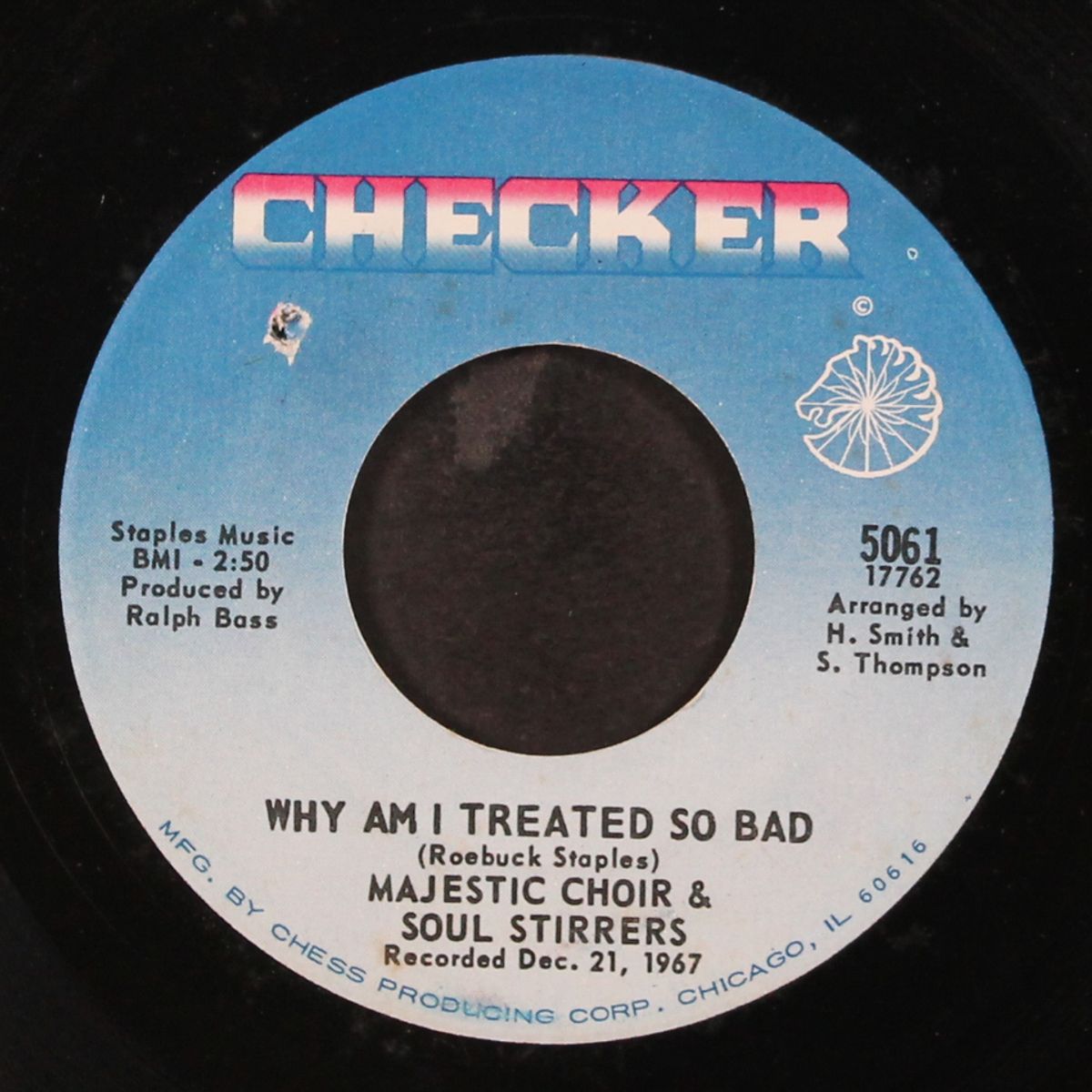 why am i treated so bad / we can all walk a little bit prouder by HAROLD SMITH'S MAJESTIC CHOIR