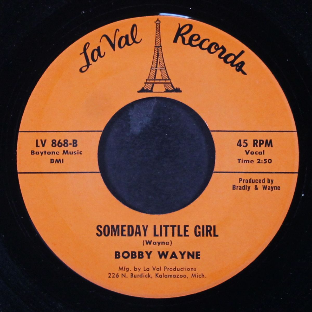 you're blowing my mind / someday little girl by BOBBY WAYNE