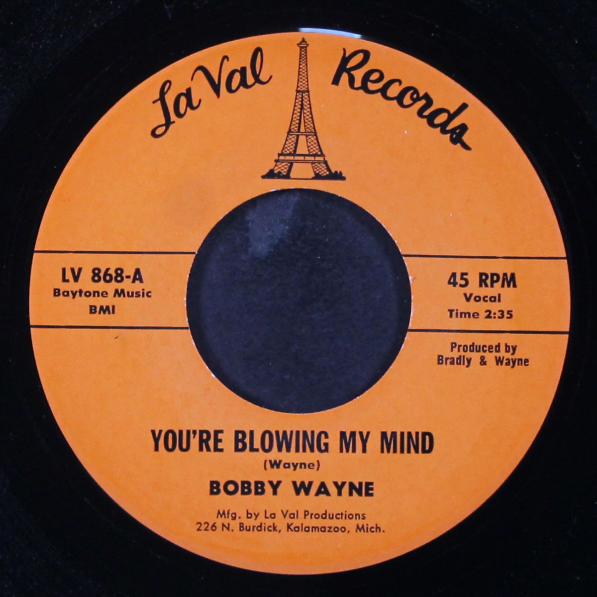 you're blowing my mind / someday little girl by BOBBY WAYNE