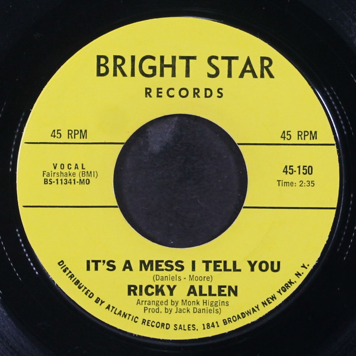 it's a mess i tell you / skate boo-ga-loo by RICKY ALLEN