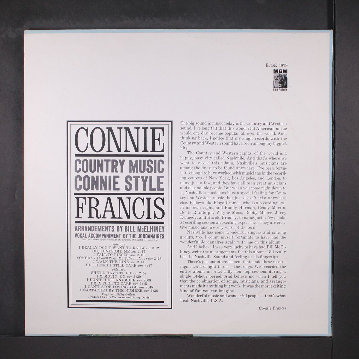 country music connie style by CONNIE FRANCIS