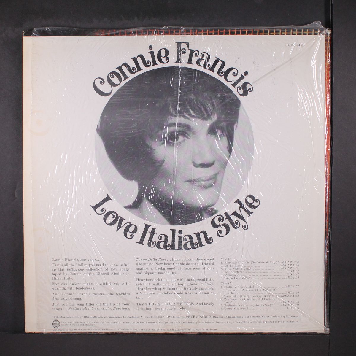 love italian style by CONNIE FRANCIS