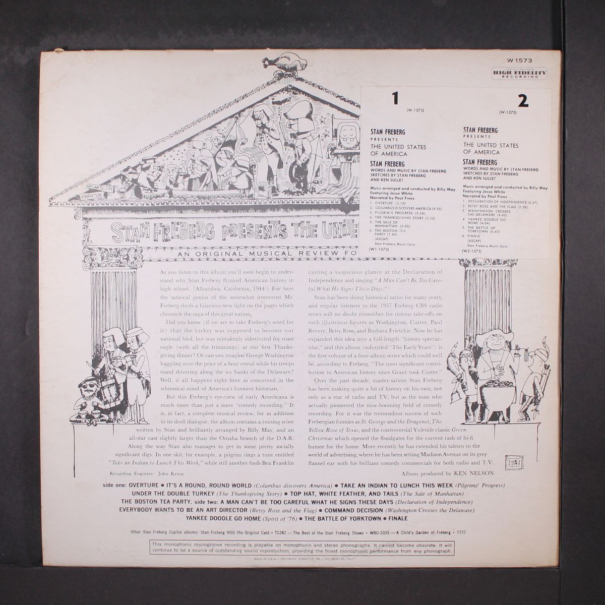 the united states of america by STAN FREBERG