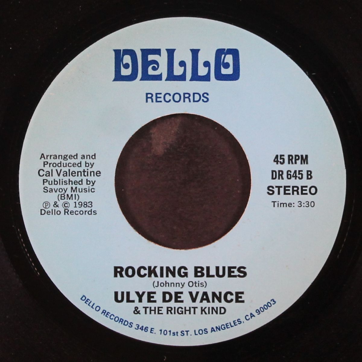 please don't leave me this way / rocking blues by ULYE DE VANCE
