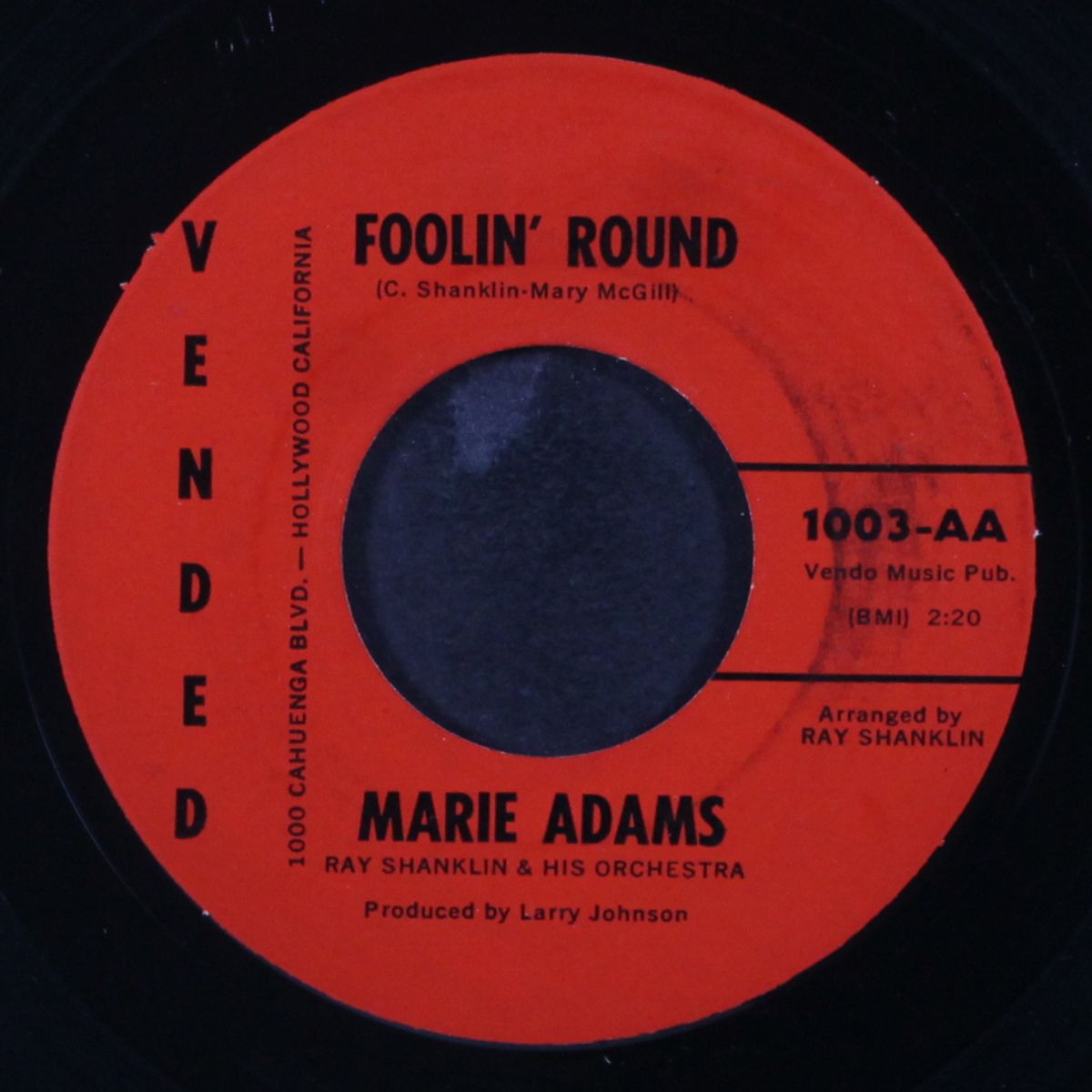 foolin' round / old feeling by MARIE ADAMS