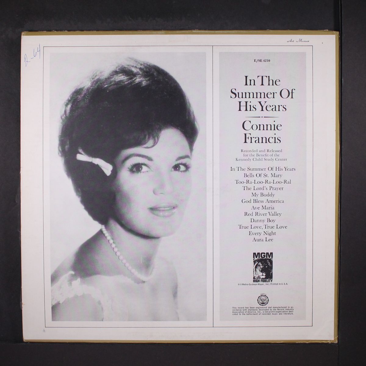 in the summer of his years by CONNIE FRANCIS