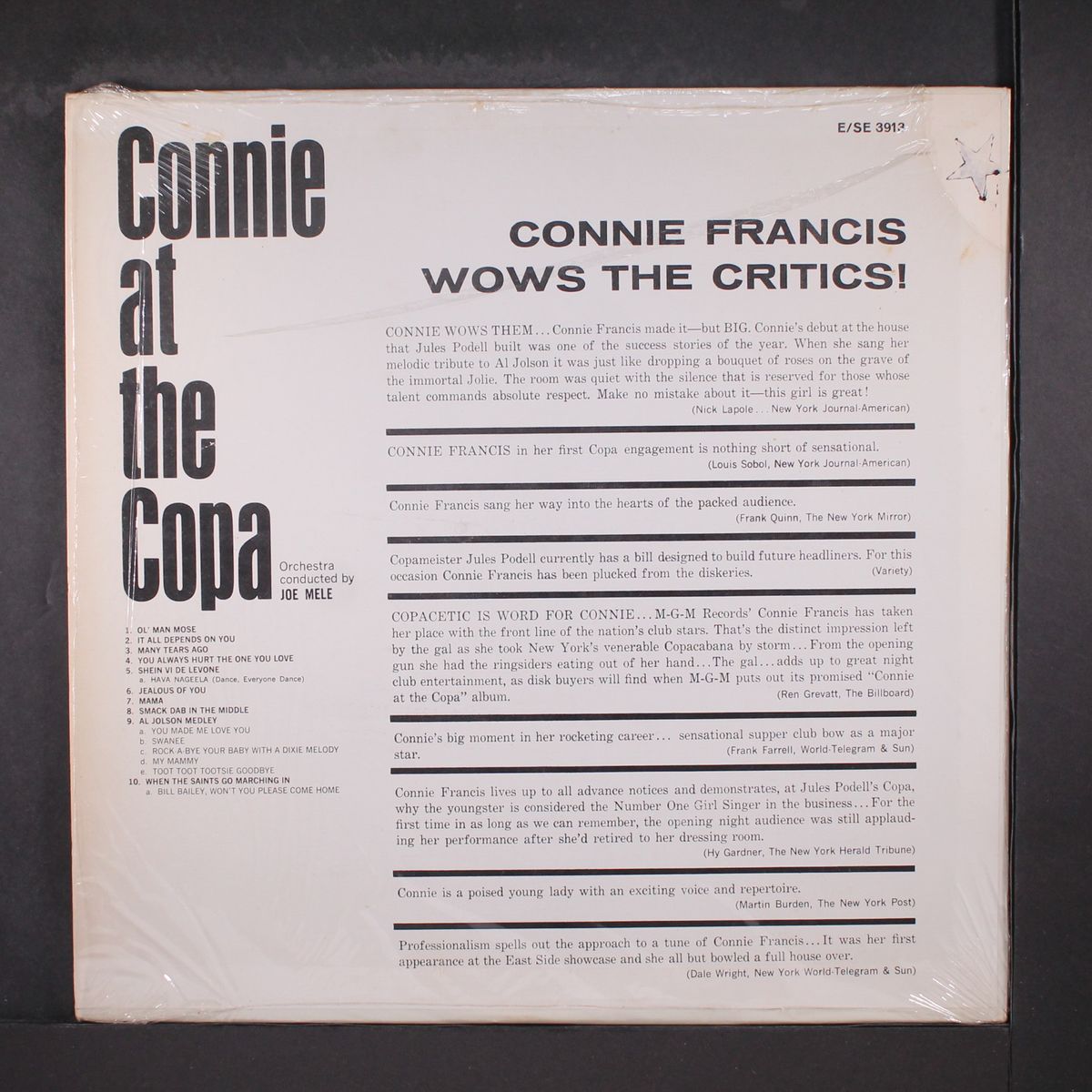 at the copa by CONNIE FRANCIS