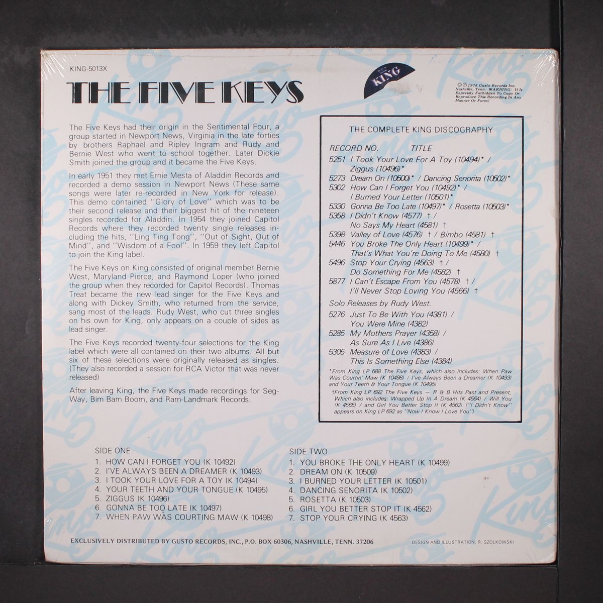 14 hits by FIVE KEYS