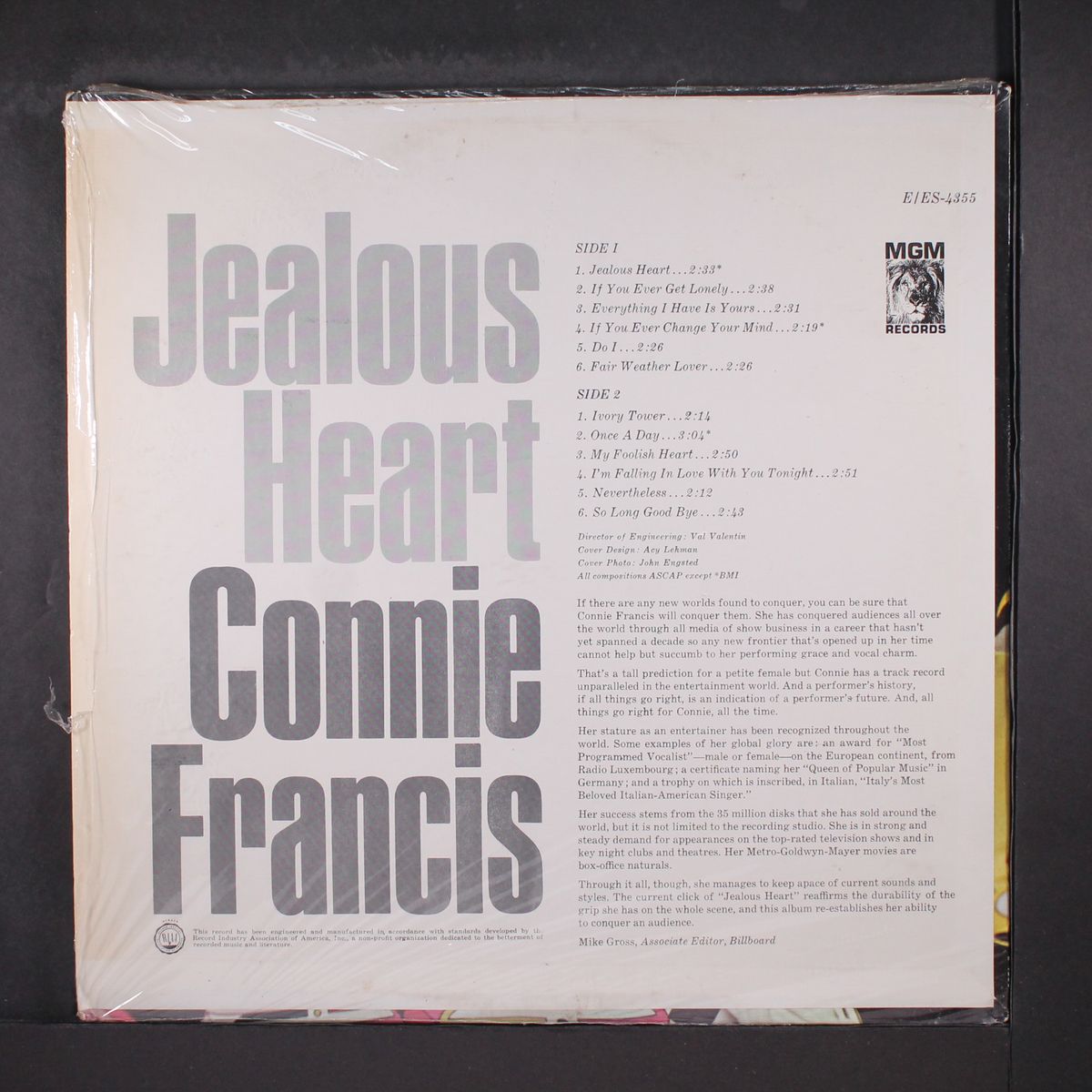 jealous heart by CONNIE FRANCIS