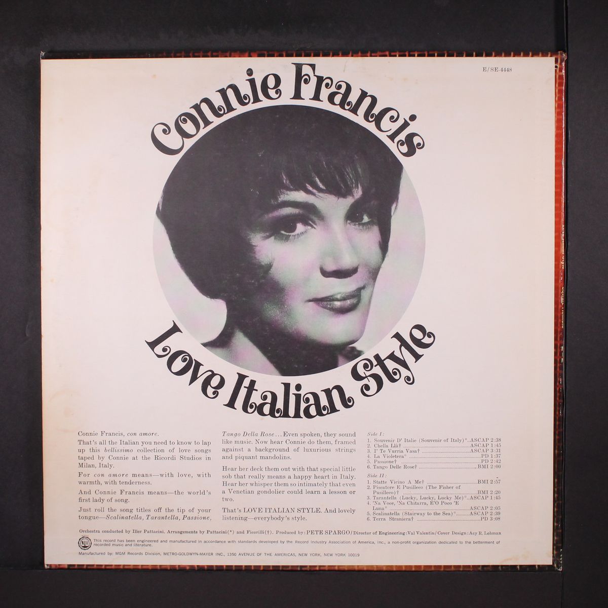 love italian style by CONNIE FRANCIS