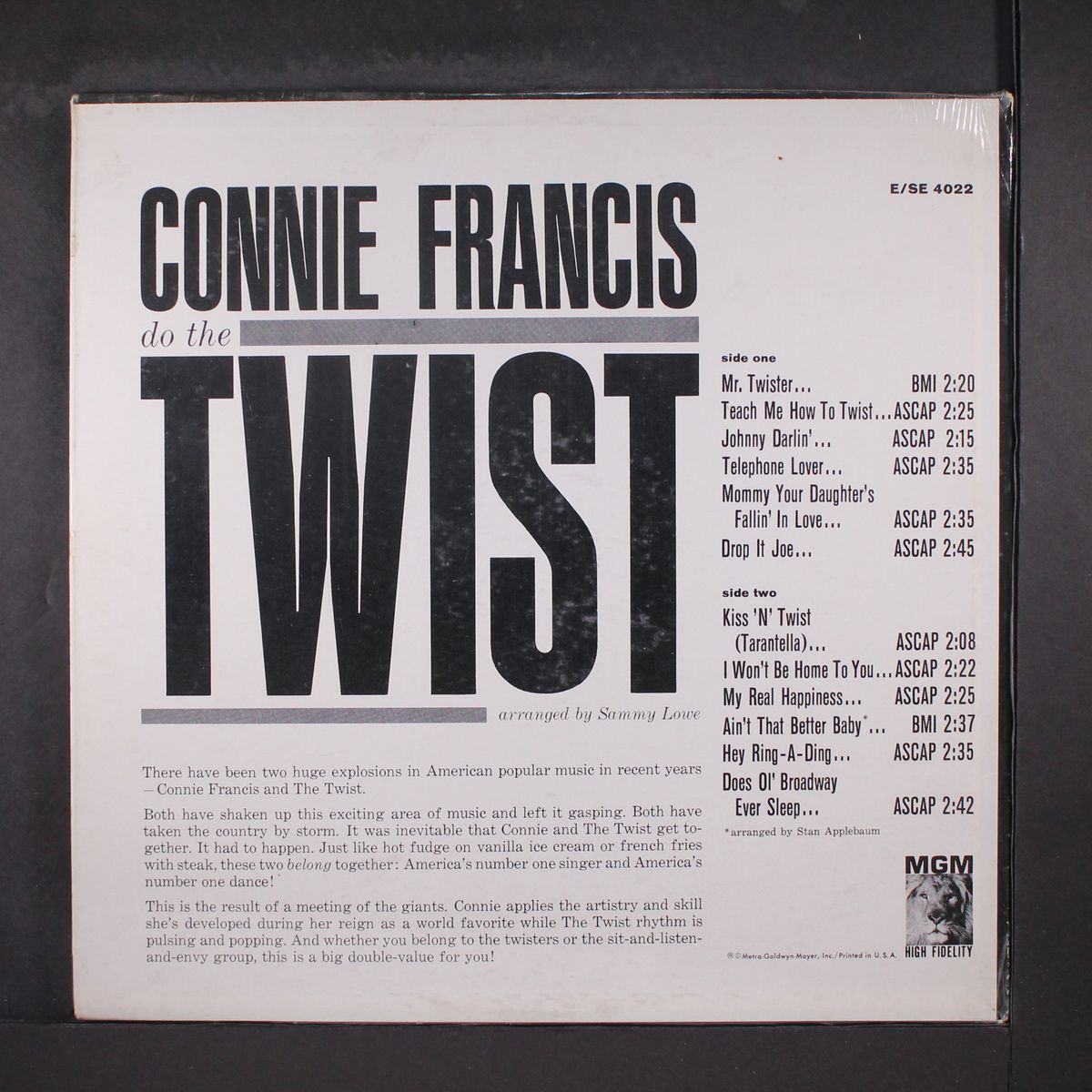 do the twist by CONNIE FRANCIS