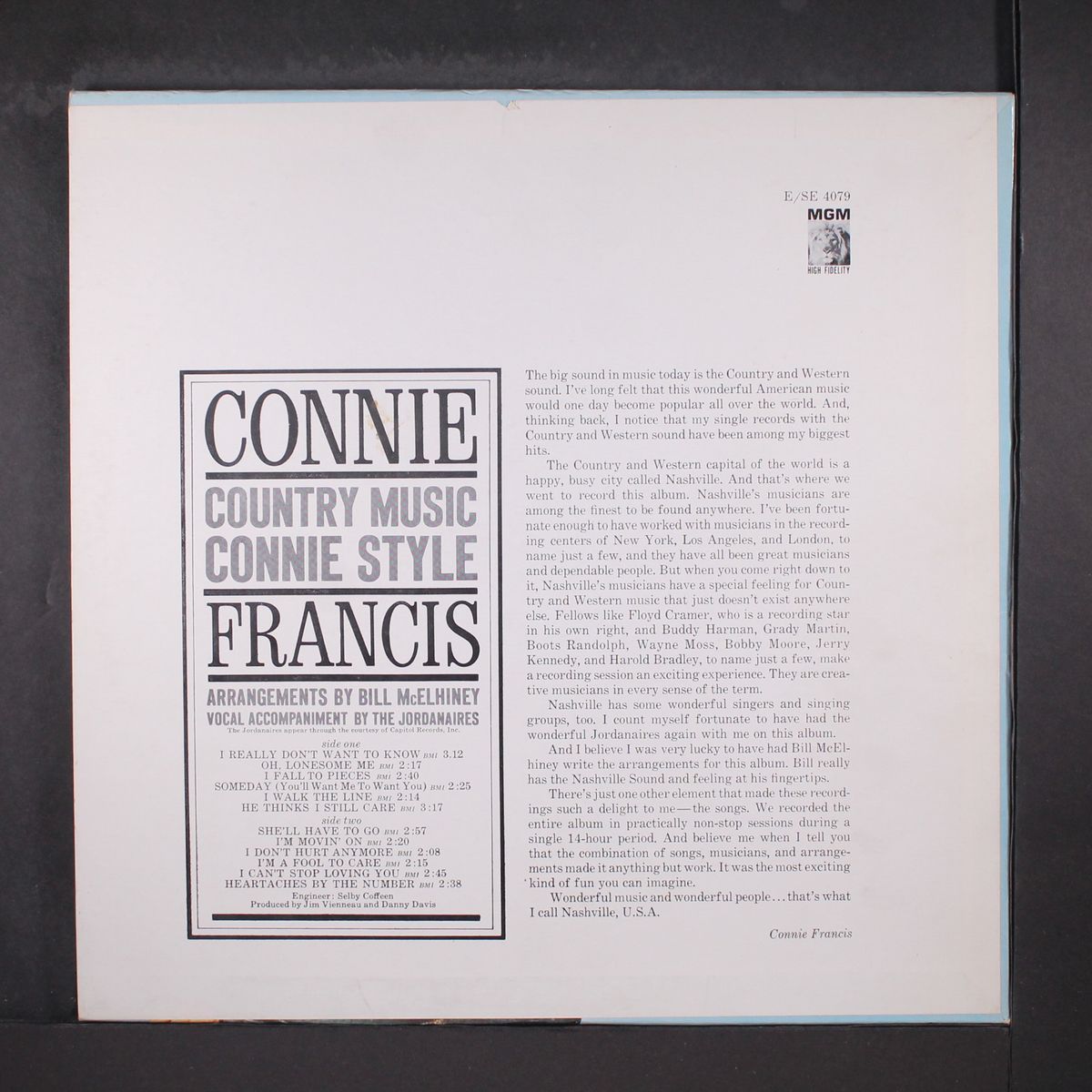country music connie style by CONNIE FRANCIS