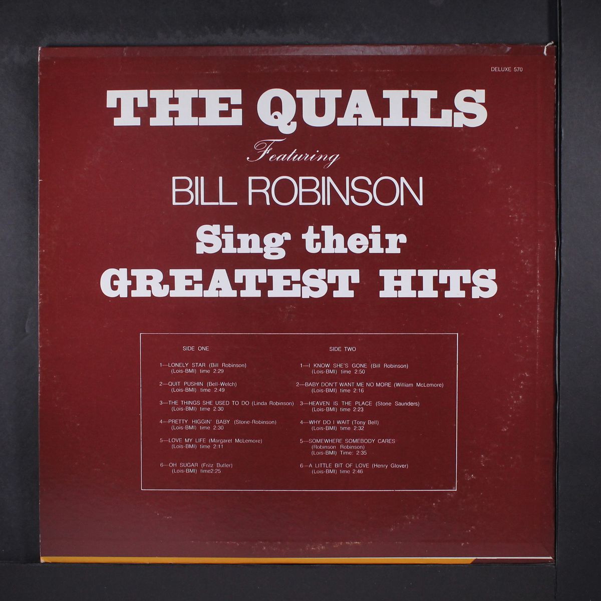 sing their greatest hits by QUAILS