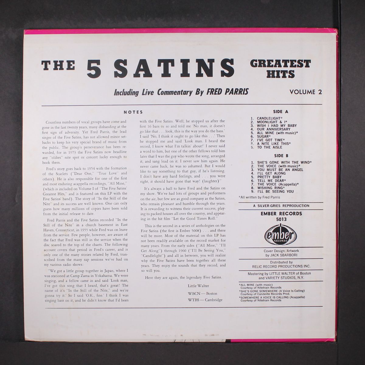 greatest hits, vol. 2 by FIVE SATINS