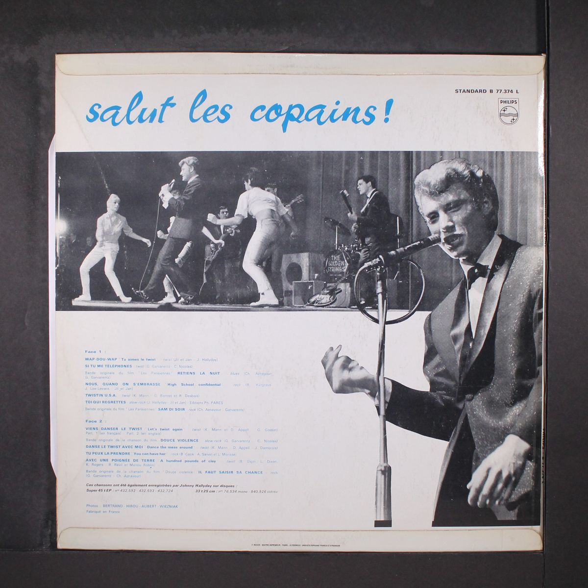 salut les copains by JOHNNY HALLYDAY
