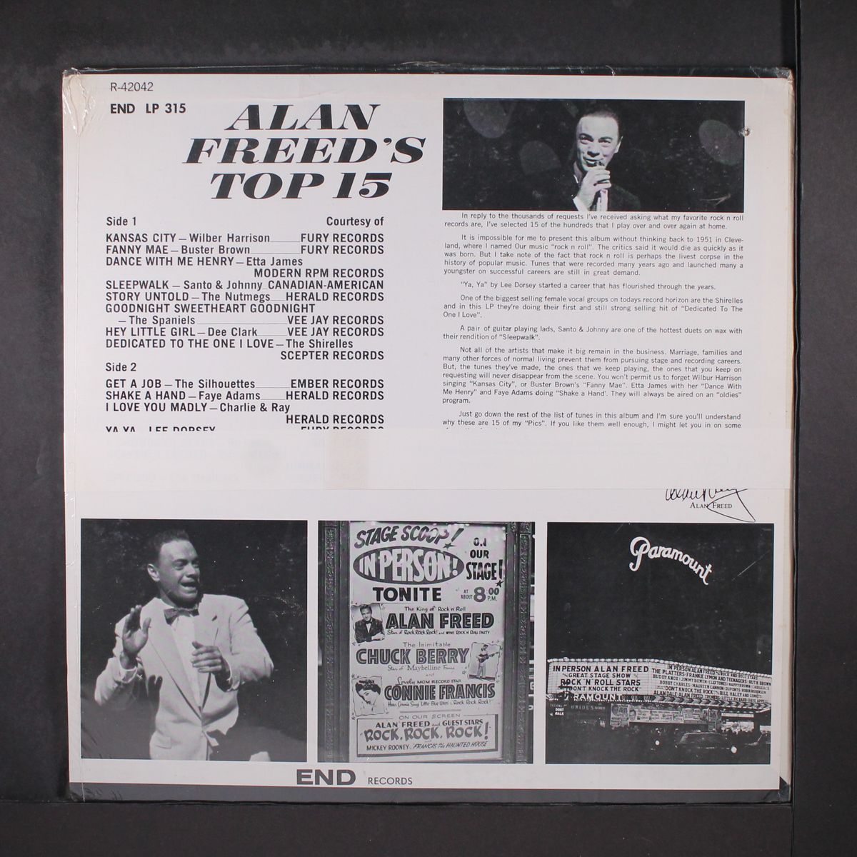 alan freed's top 15 by VARIOUS