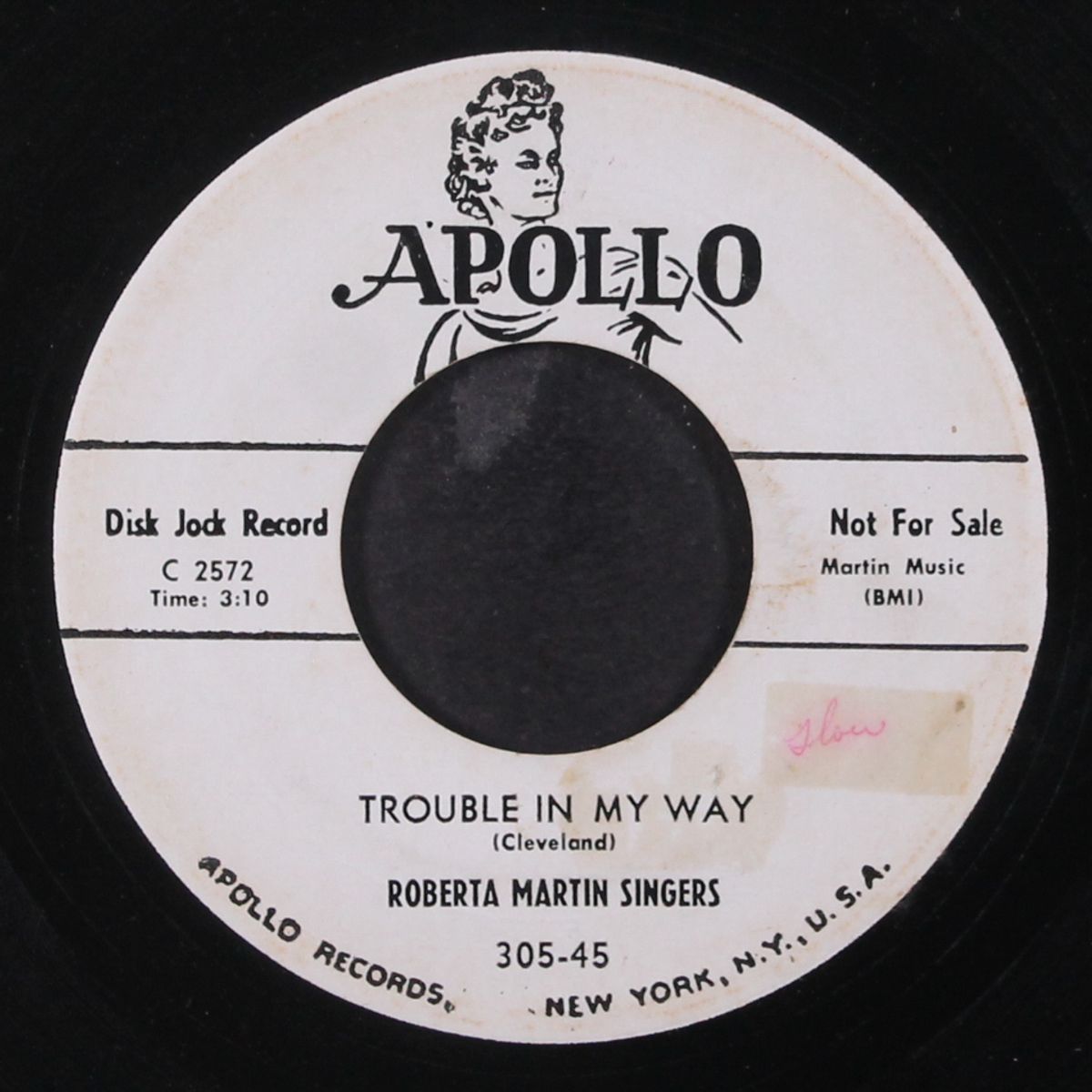 trouble in my way / there's a man by ROBERTA MARTIN SINGERS