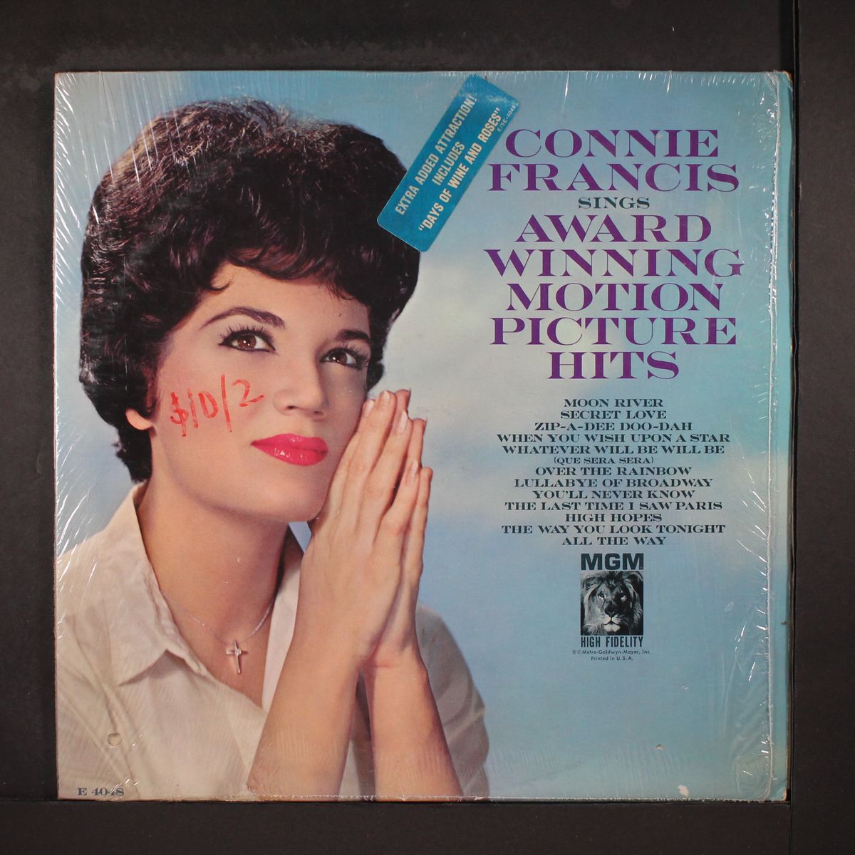 sings award winning motion picture hits by CONNIE FRANCIS