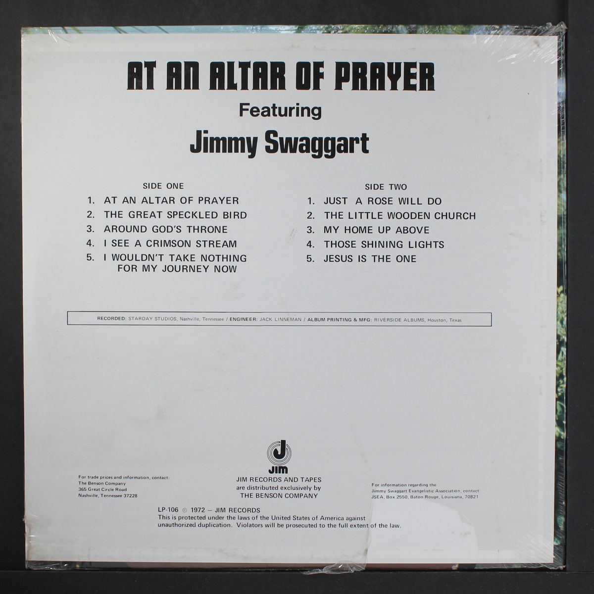 an altar of prayer by JIMMY SWAGGART