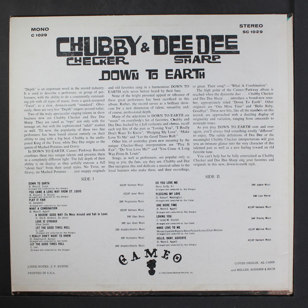 down to earth by CHUBBY CHECKER & DEE DEE SHARP