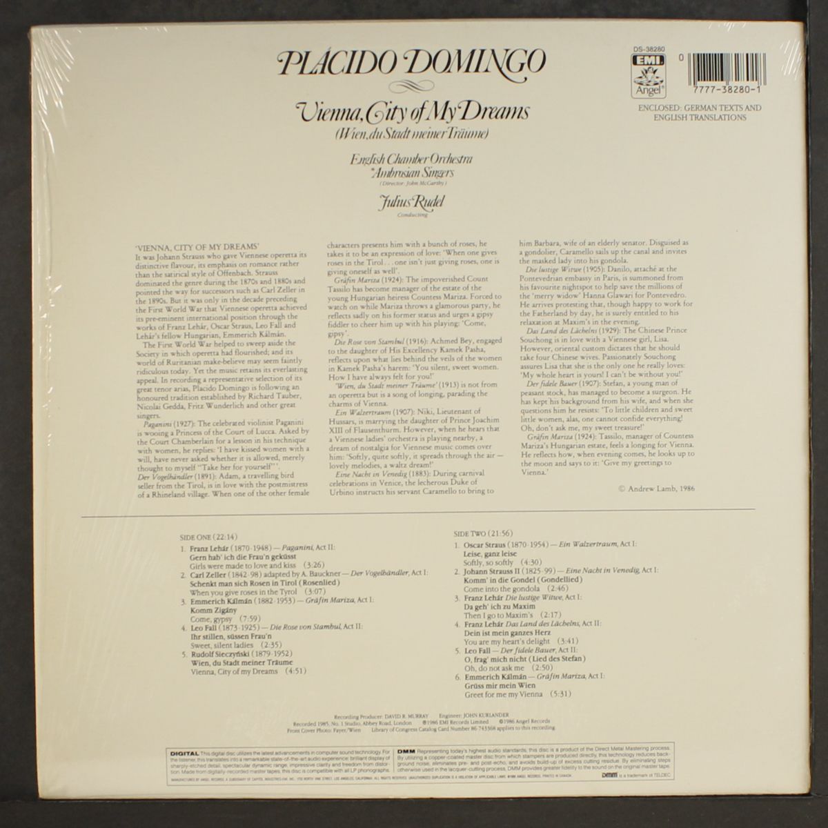 vienna, city of my dreams by PLACIDO DOMINGO