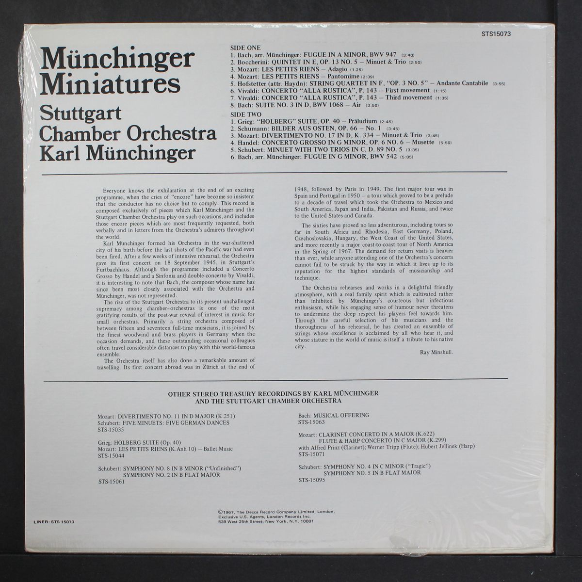 muenchinger miniatures by KARL MUENCHINGER