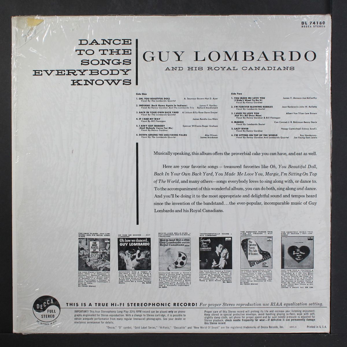 dance to the songs everybody knows by GUY LOMBARDO