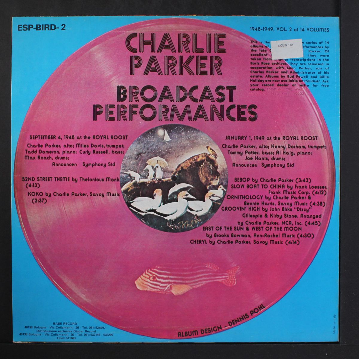 broadcast performances by CHARLIE PARKER