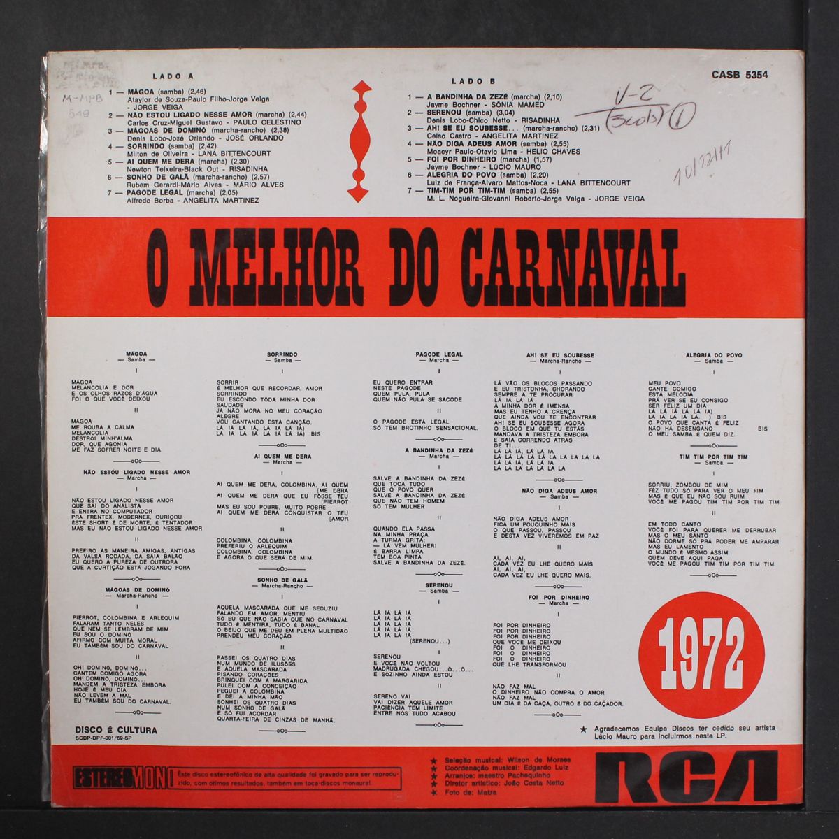 o melhor do carnaval 1972 by VARIOUS