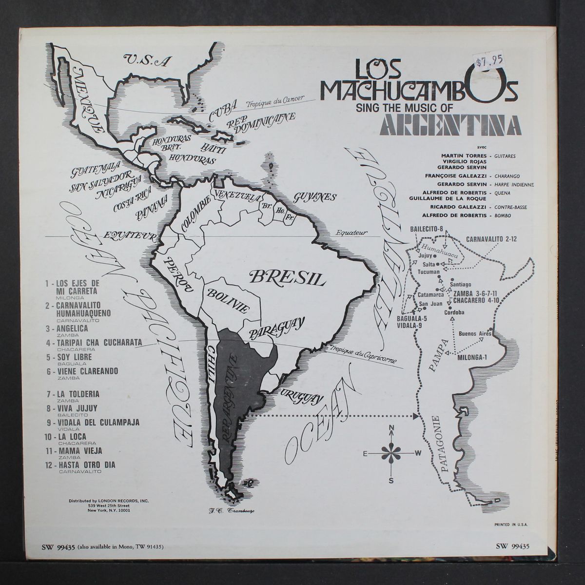 sing the music of argentina by LOS MACHUCAMBOS