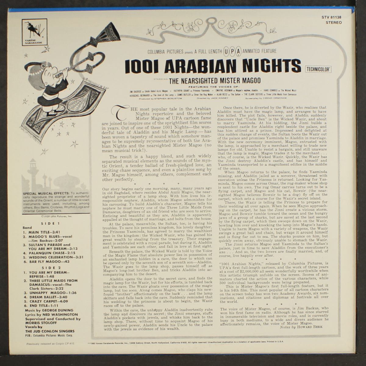 1001 arabian nights by SOUNDTRACK