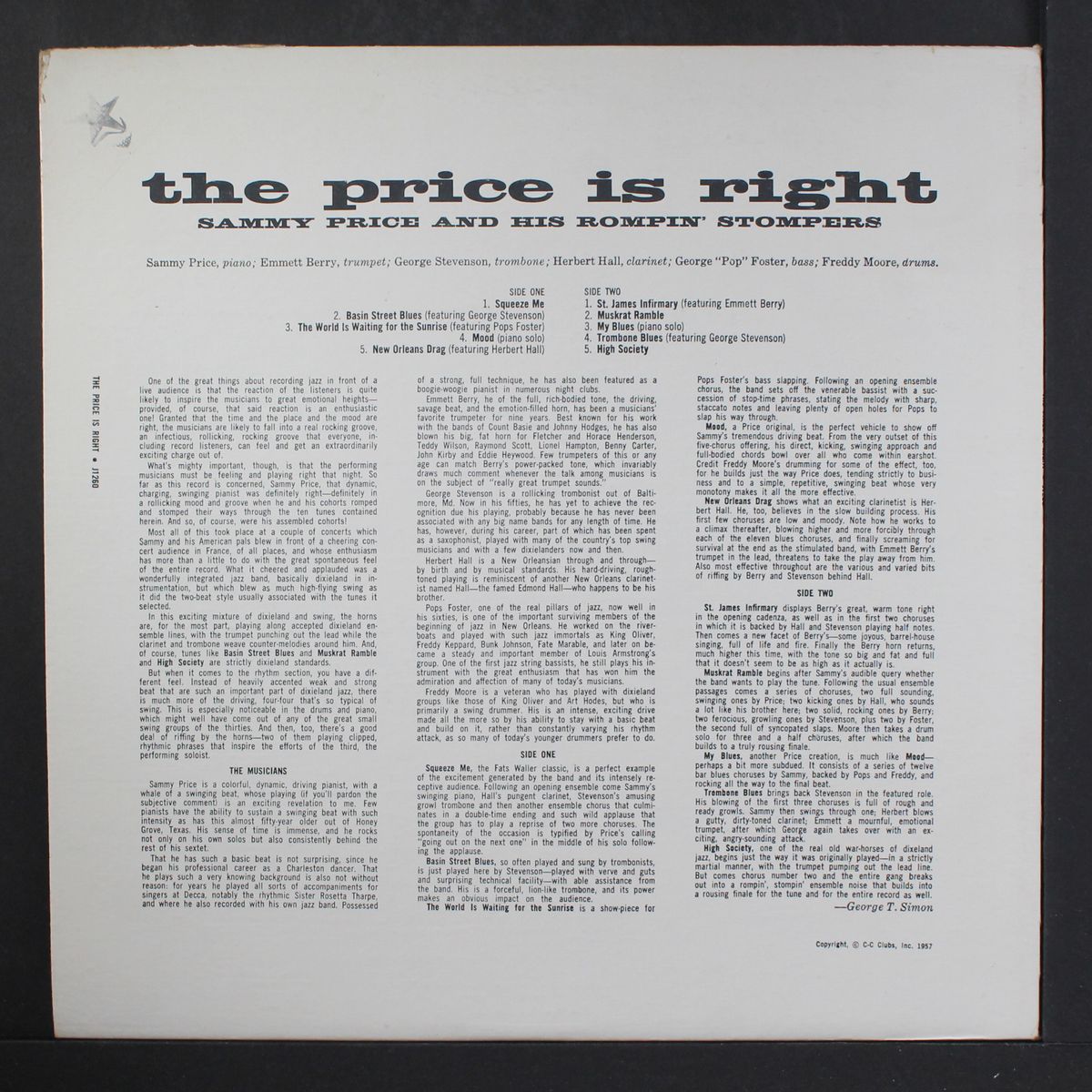 the price is right by SAMMY PRICE