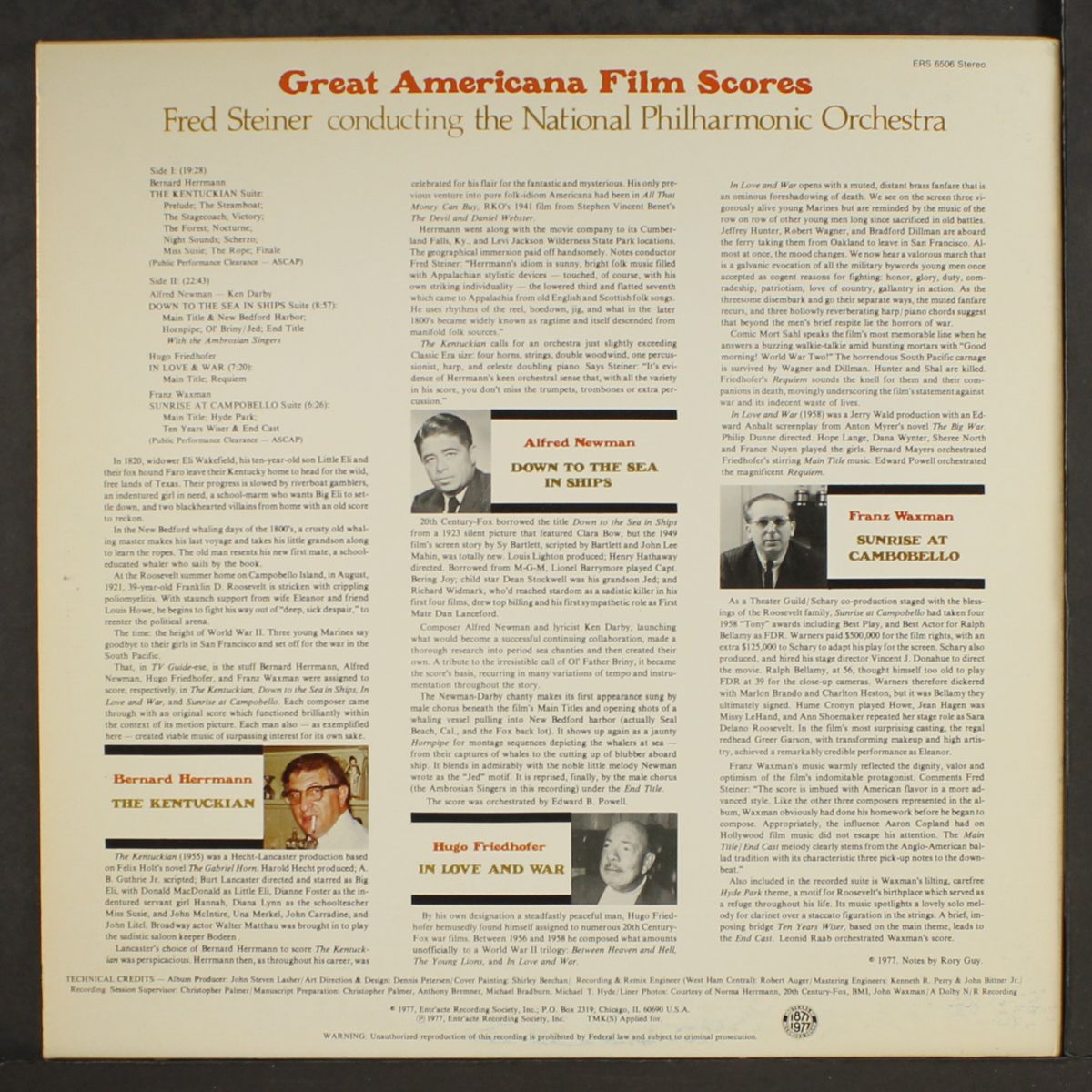 the kentuckian, etc. - great americana film scores by SOUNDTRACK
