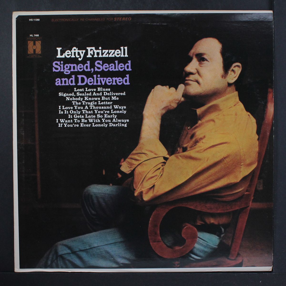 signed, sealed and delivered by LEFTY FRIZZELL