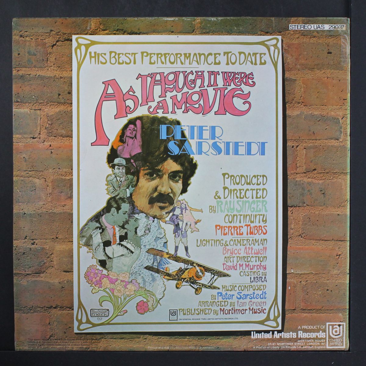 as though it were a movie by PETER SARSTEDT