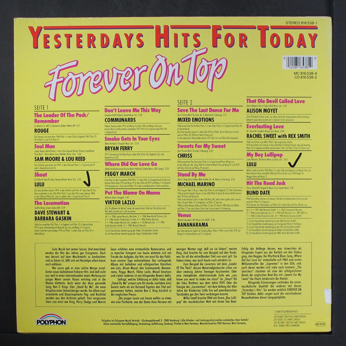 forever on top by VARIOUS