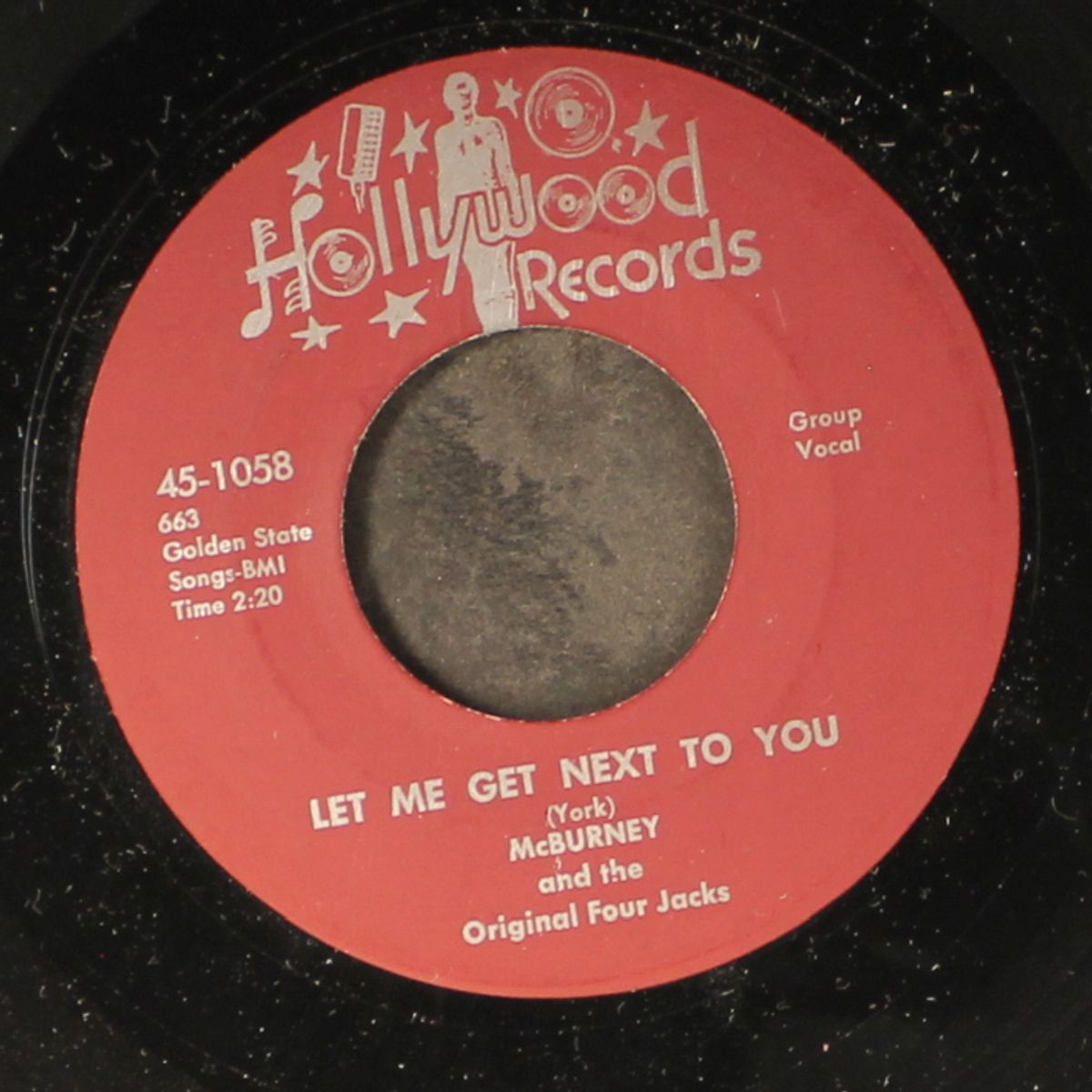 walking and crying / let me get next to you by MCBURNEY & ORIGINAL FOUR JACKS