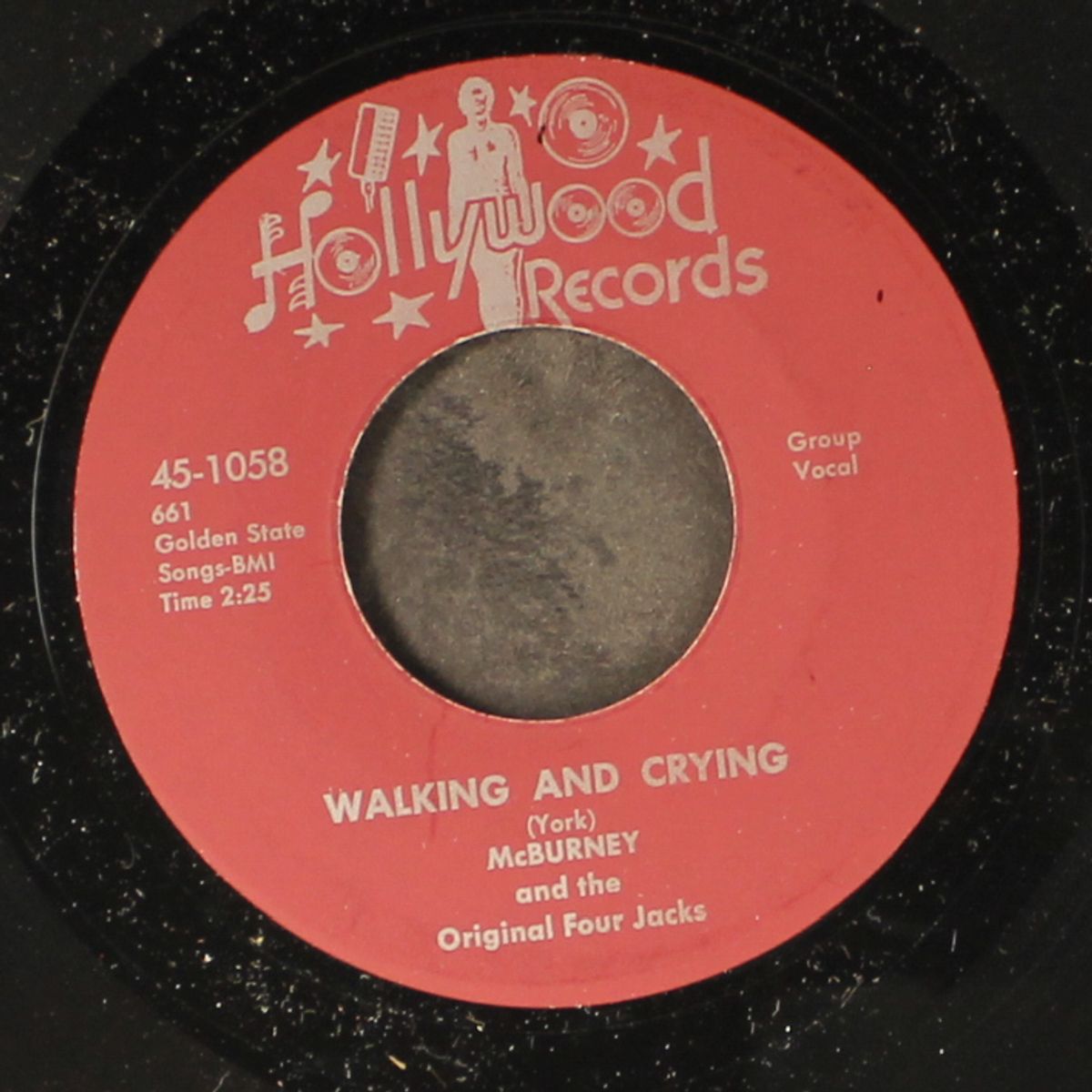 walking and crying / let me get next to you by MCBURNEY & ORIGINAL FOUR JACKS