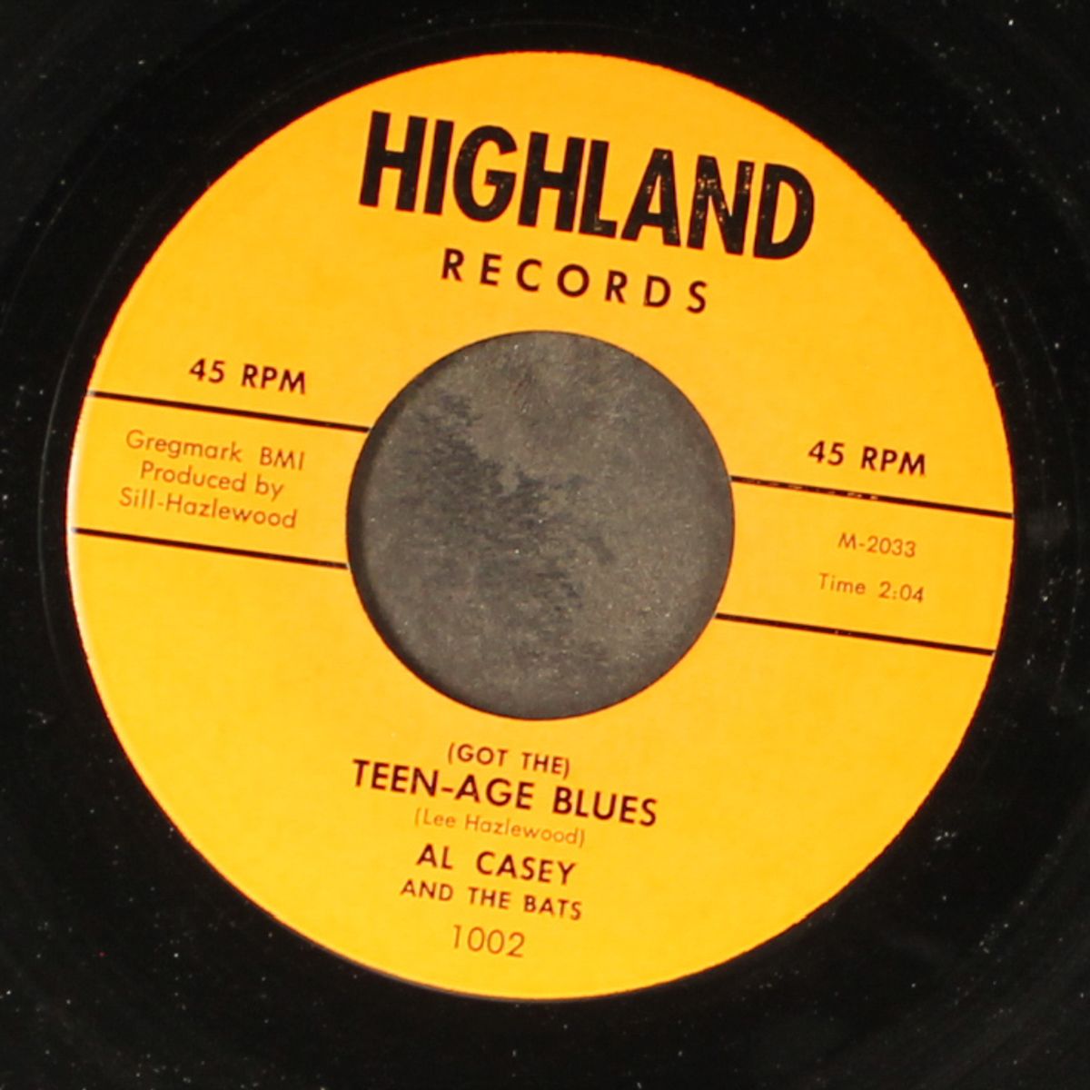 teen-age blues / give'n up by AL CASEY