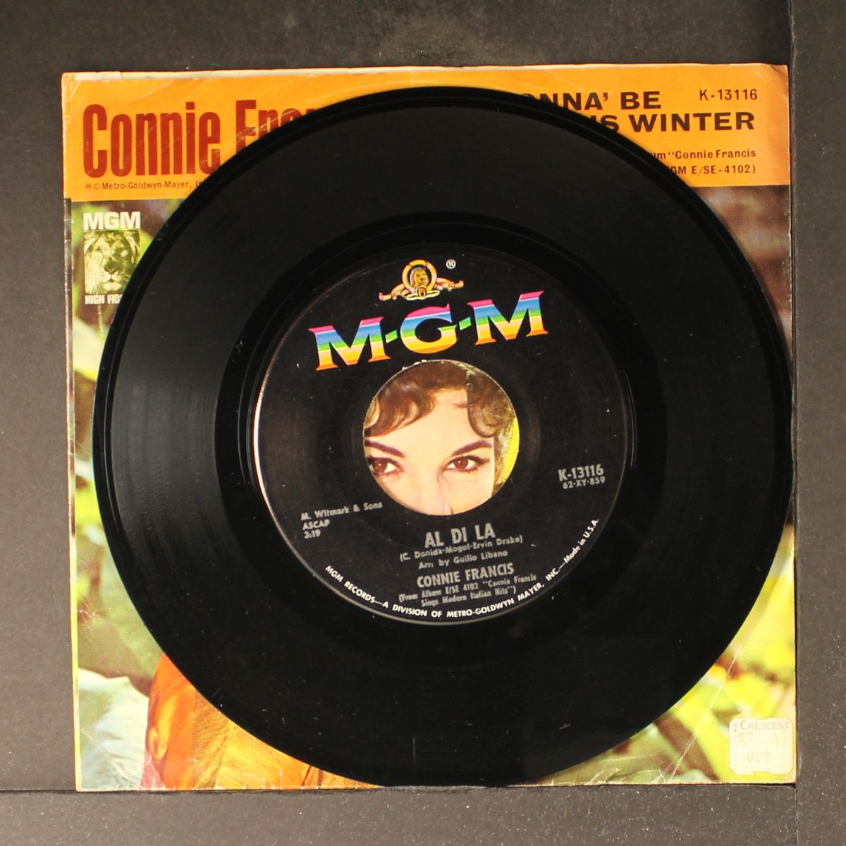 i'm gonna be warm this winter / al di la by CONNIE FRANCIS