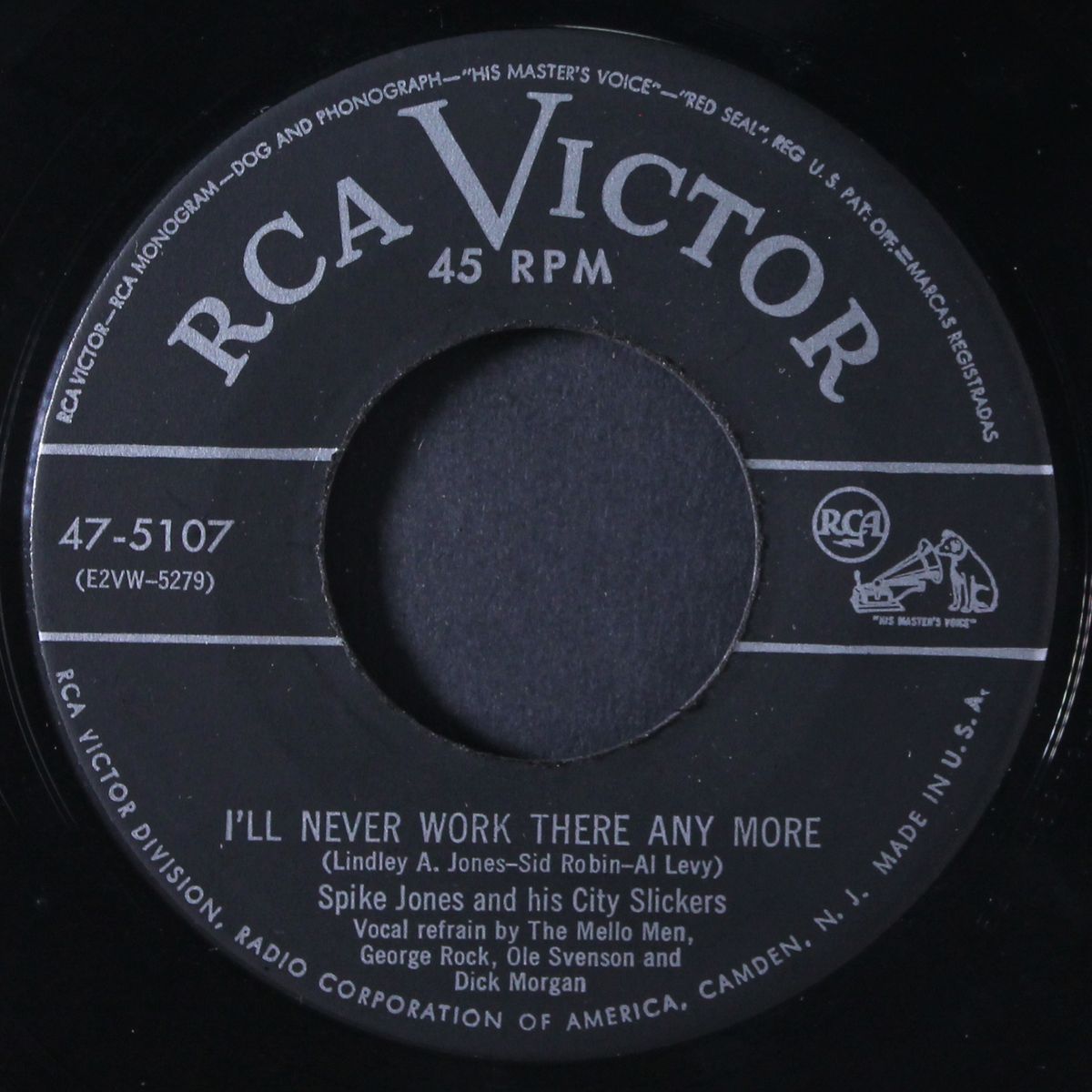 i went to your wedding / i'll never work there any more by SPIKE JONES & CITY SLICKERS