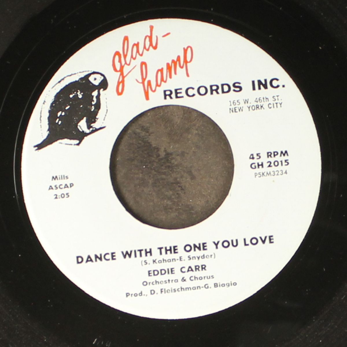 dance with the one you love / what will tomorrow bring by EDDIE CARR