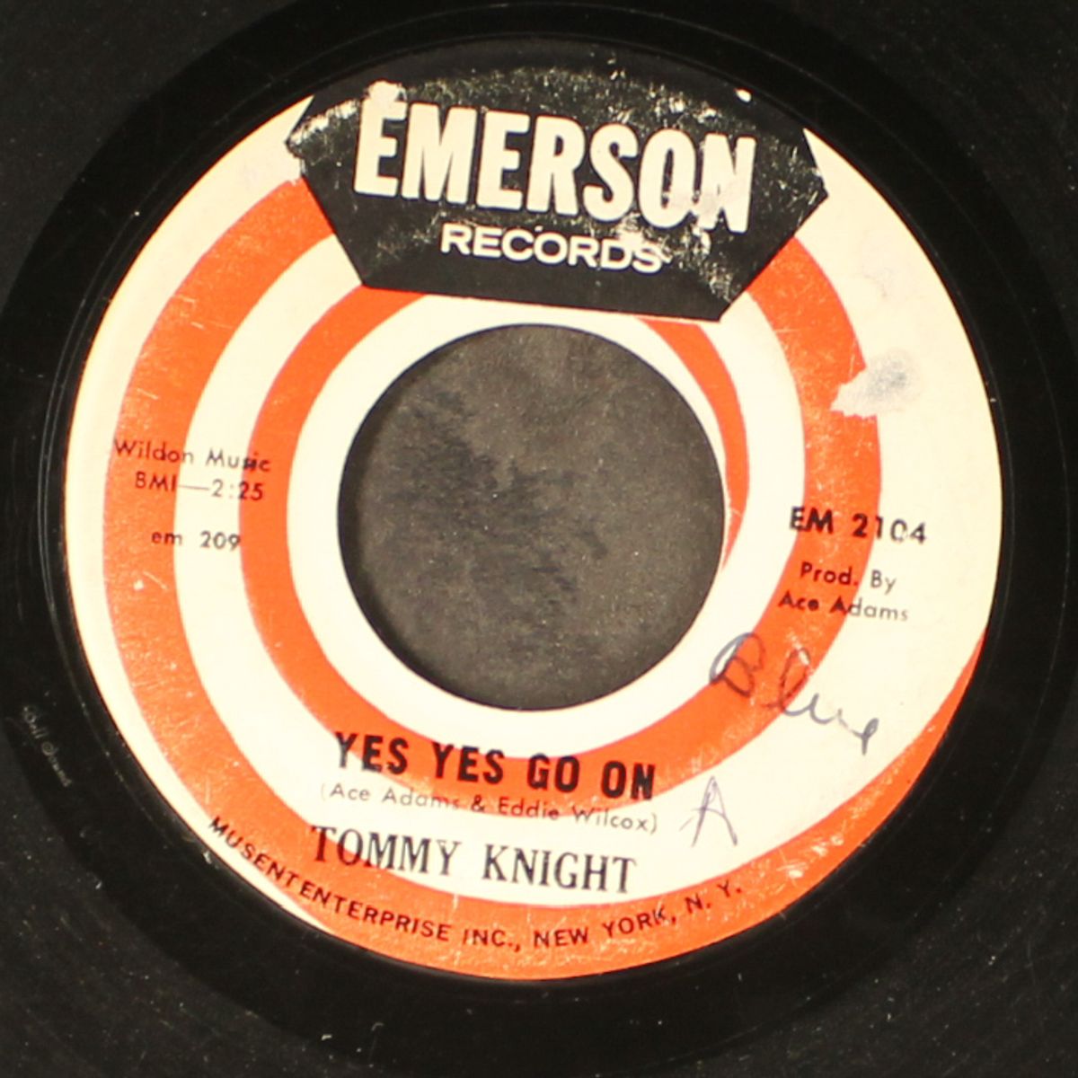 ha ha ha and oh oh oh / yes yes go on by TOMMY KNIGHT