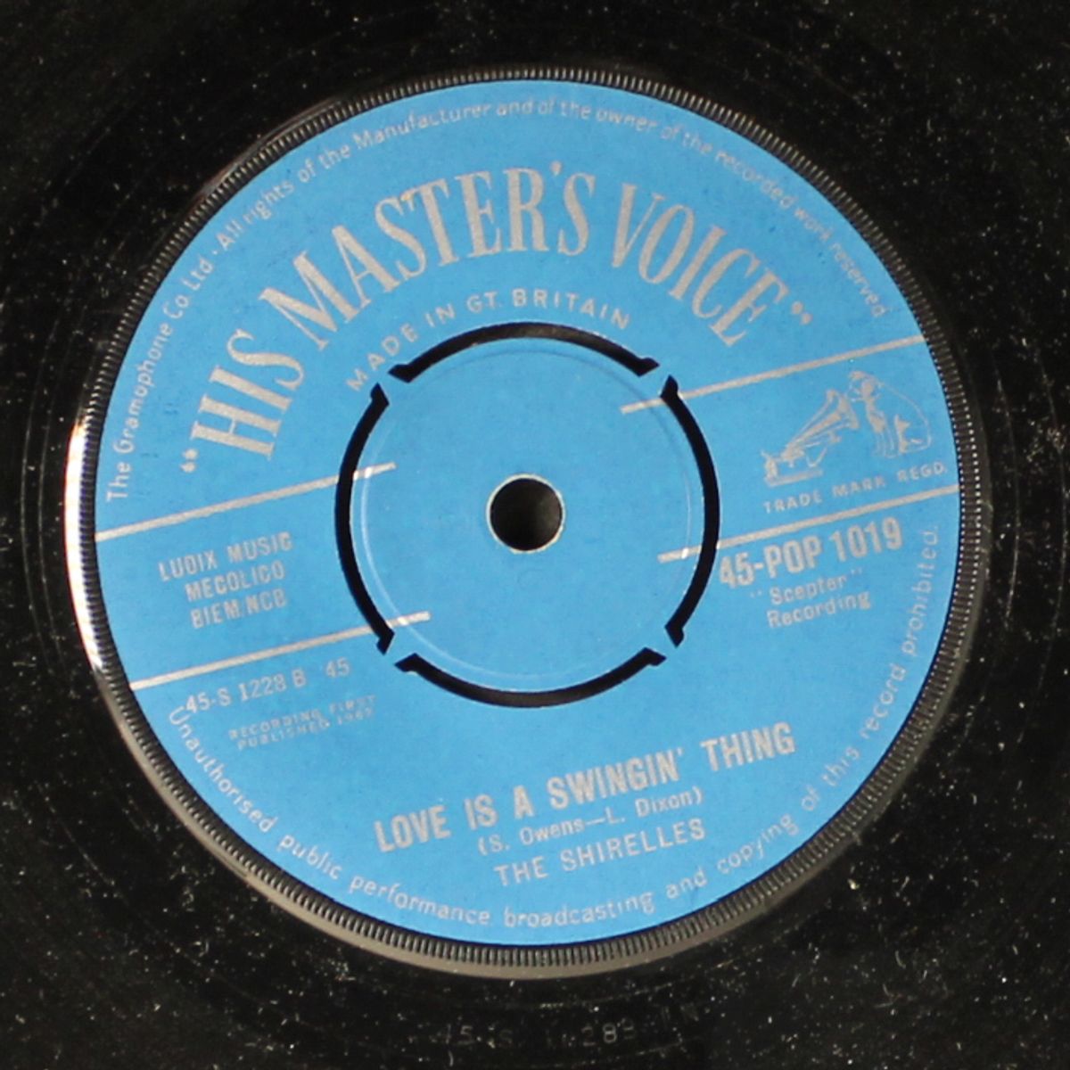 soldier boy / love is a swingin' thing by SHIRELLES