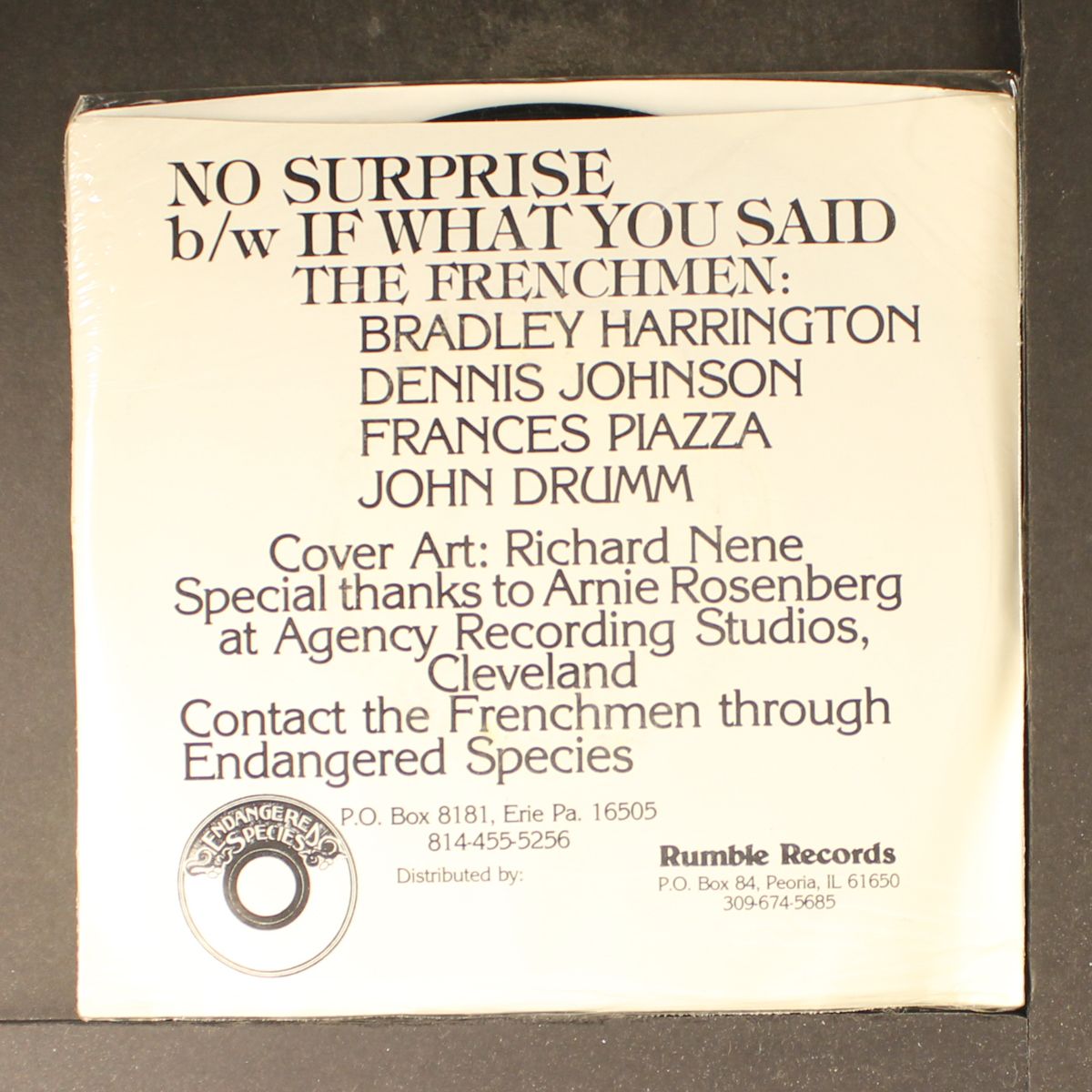 no surprise / if what you said by FRENCHMEN