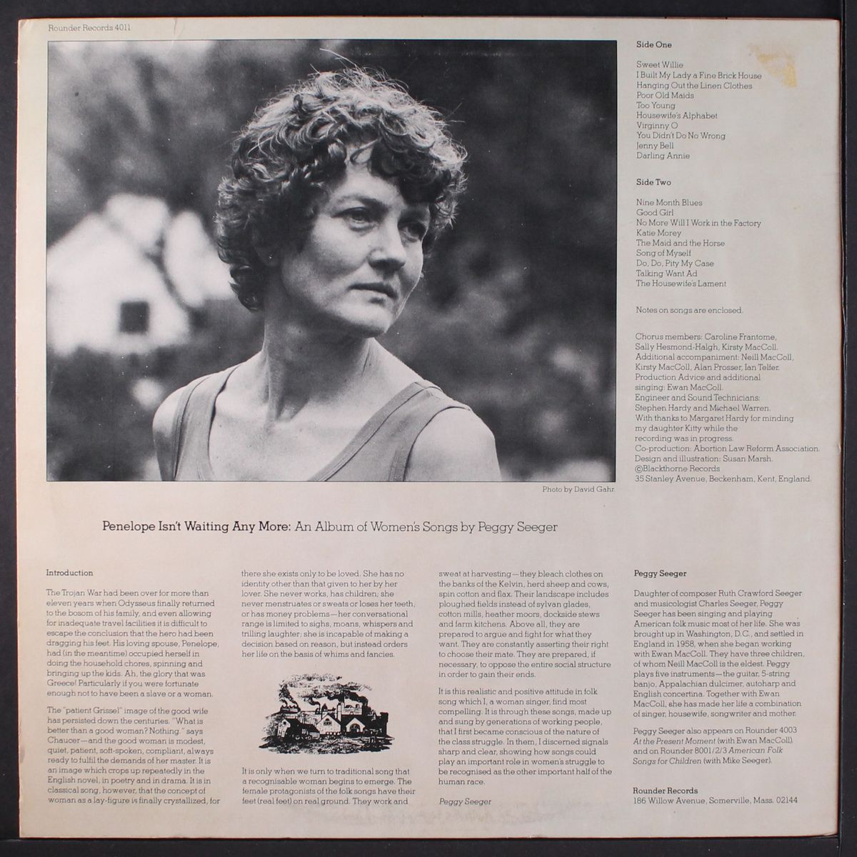 penelope isn't waiting anymore by PEGGY SEEGER