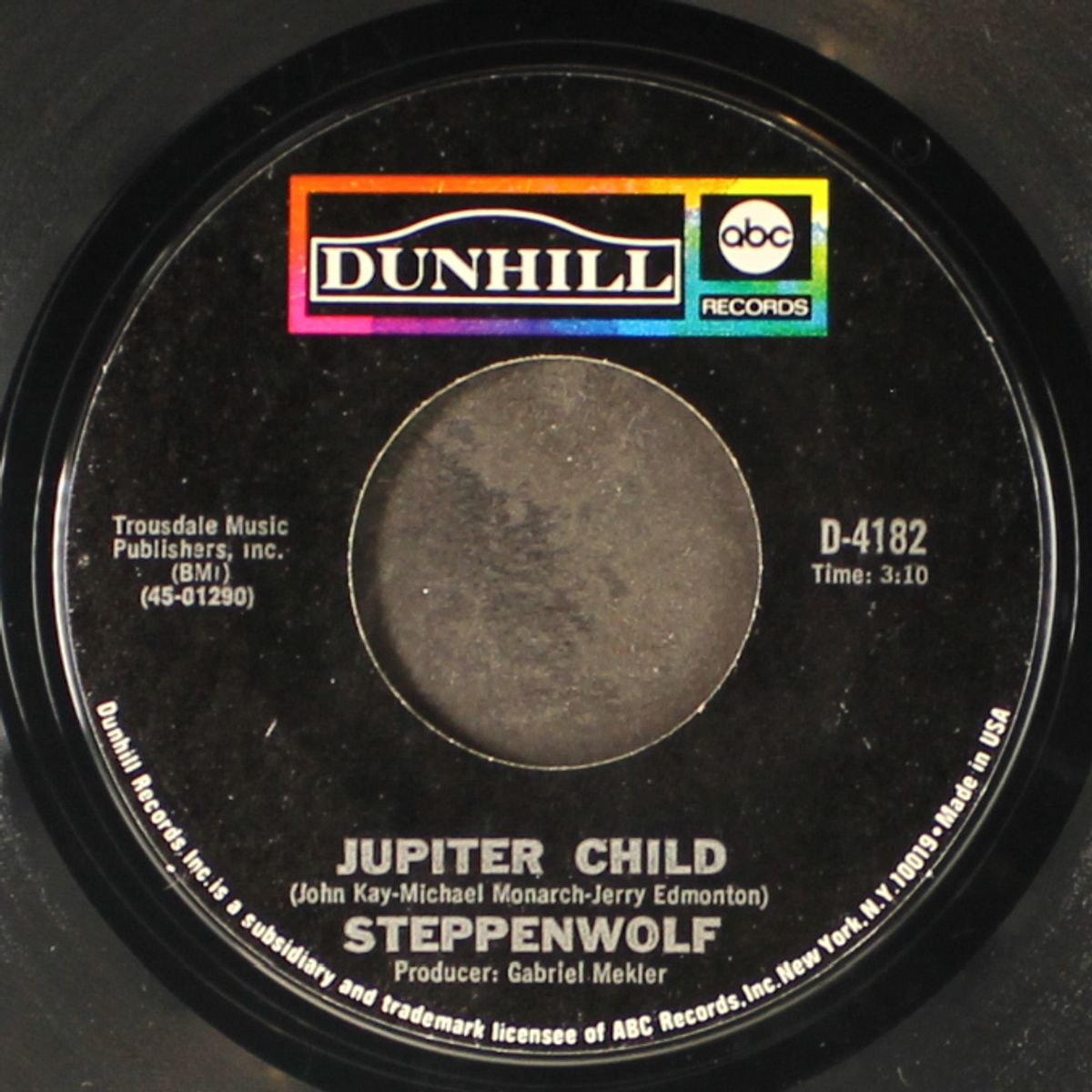rock me / jupiter child by STEPPENWOLF